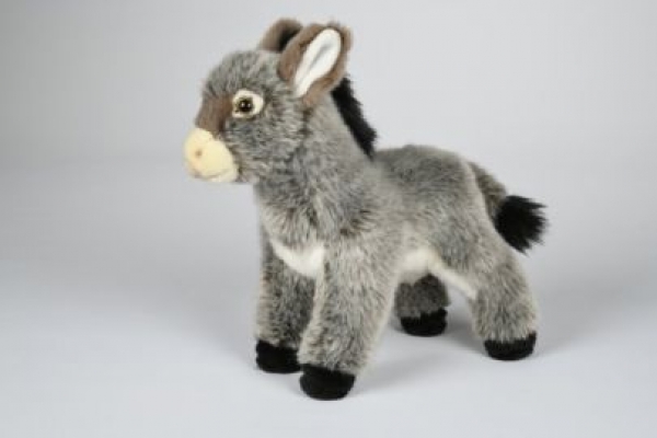 Plüsch Esel stehend 28cm